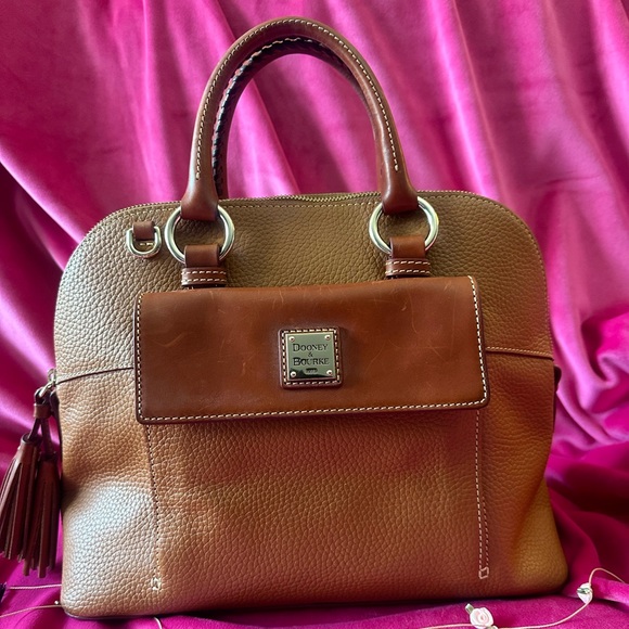 Dooney & Bourke Pebble Leather Aubrey satchel - Picture 2 of 13